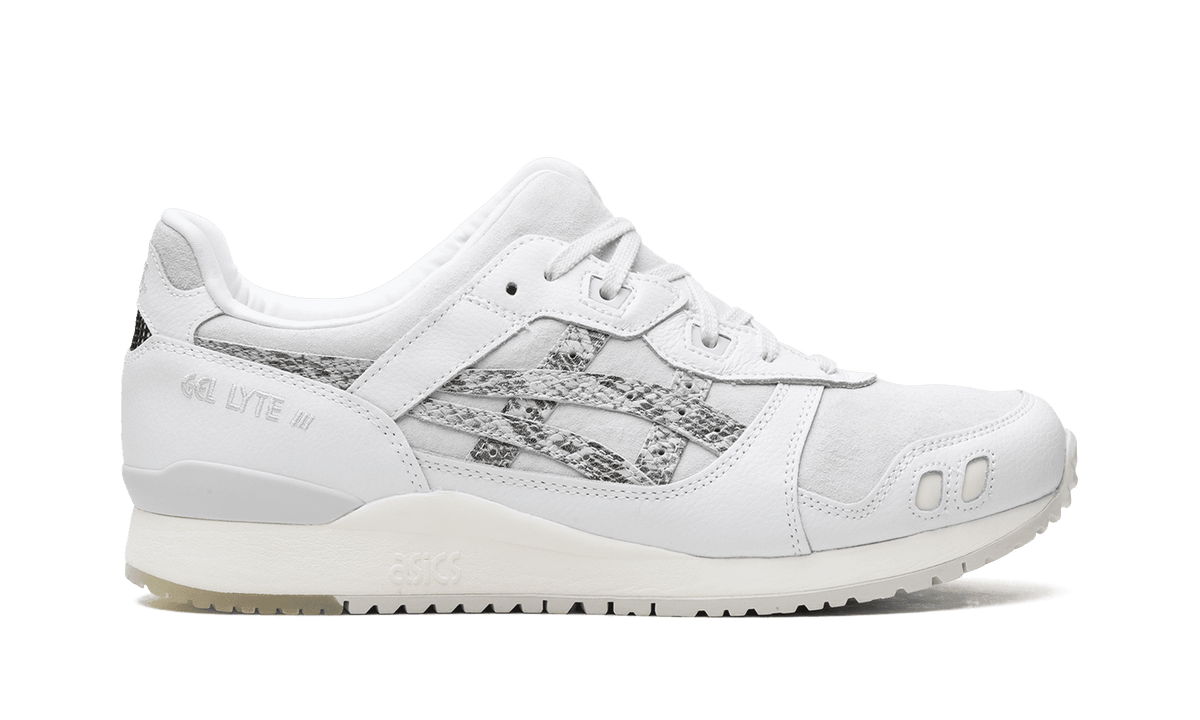 ASICS MENS Atmos x Gel Lyte 3 OG "White Python" 1201A807 100 from Stadium Goods
