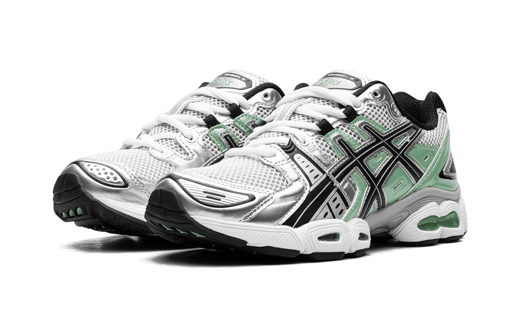 ASICS WOMENS GEL-NIMBUS 9 WMNS "White / Bamboo" 1202A278 109 from Stadium Goods