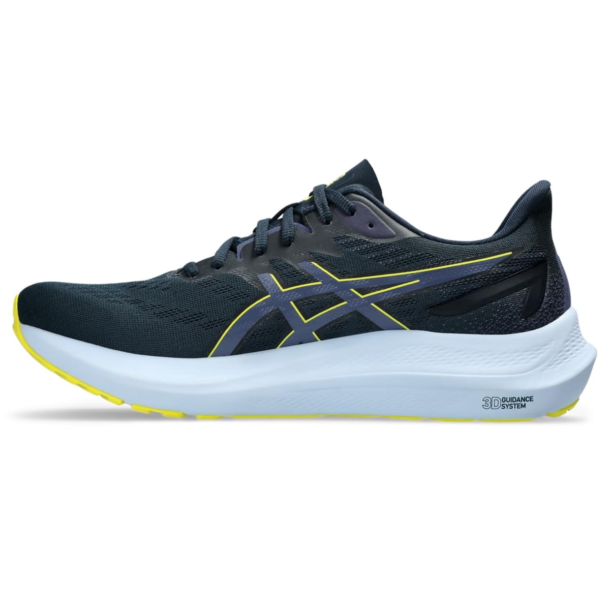 ASICS Men's GT-2000 12 Running Shoes, French Blue/Bright Yellow, US 11.5 D