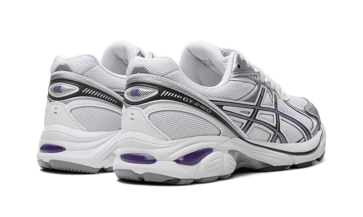 ASICS MENS GT-2160 "White/Silver/Purple" 1203A320 104 1203A320 104 from Stadium Goods