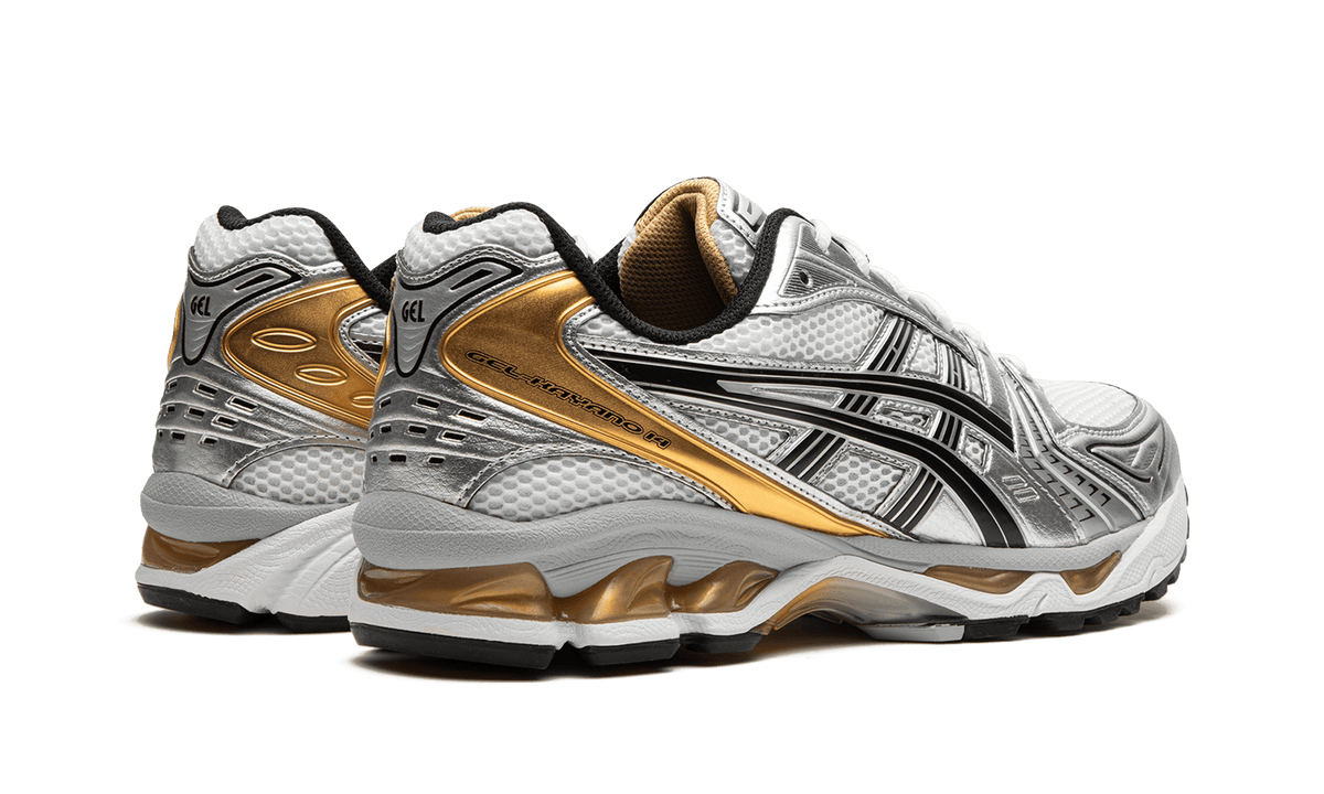 ASICS MENS Gel-Kayano 14 "White / Pure Gold" 1201A019 102 from Stadium Goods