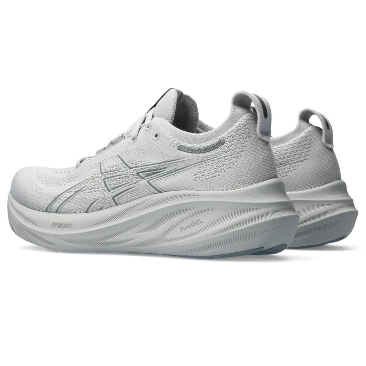 ASICS Women's Gel-Nimbus 26 Running Shoes, Size 6 US ( Standard ) , Concrete/Pure Silver