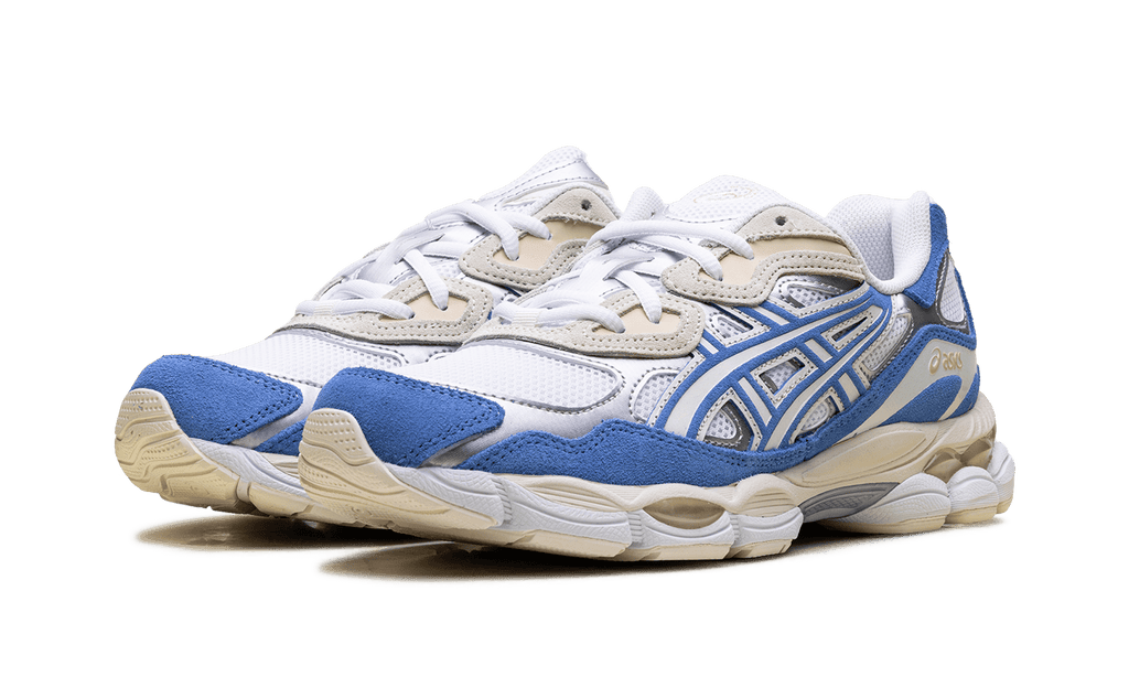 ASICS MENS Gel-NYC "White Blue Coast" 1203A383 116 1203A383 116 from Stadium Goods