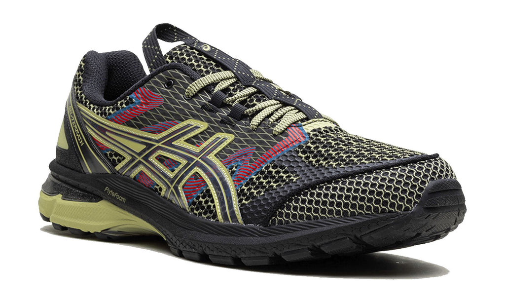 ASICS MENS GEL-Terrain "Black / Neon Lime" 1203A394 001 1203A394 001 from Stadium Goods