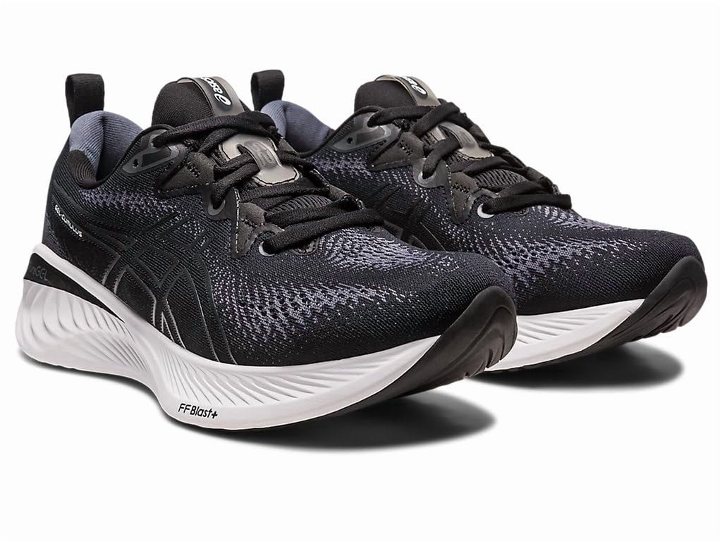 ASICS Women's Gel-Cumulus 25 Running Shoes, 10.5 US ( WIDE ), Black/White