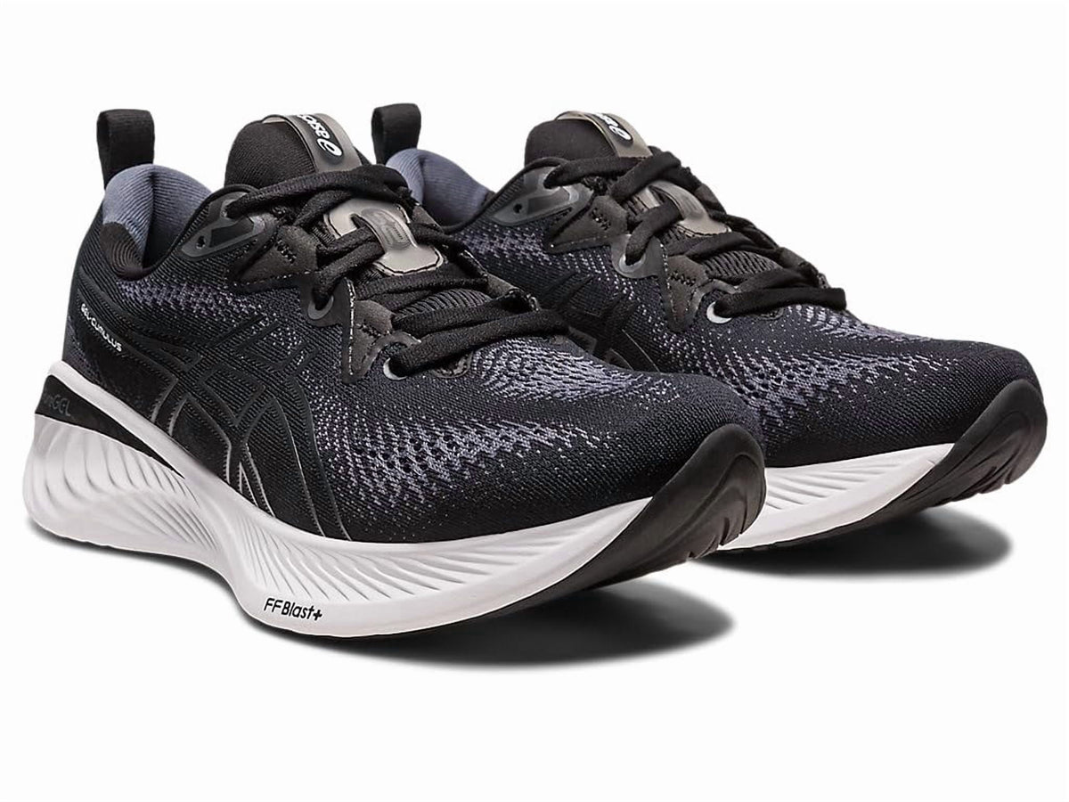 ASICS Women's Gel-Cumulus 25 Running Shoes, 10.5 US ( WIDE ), Black/White