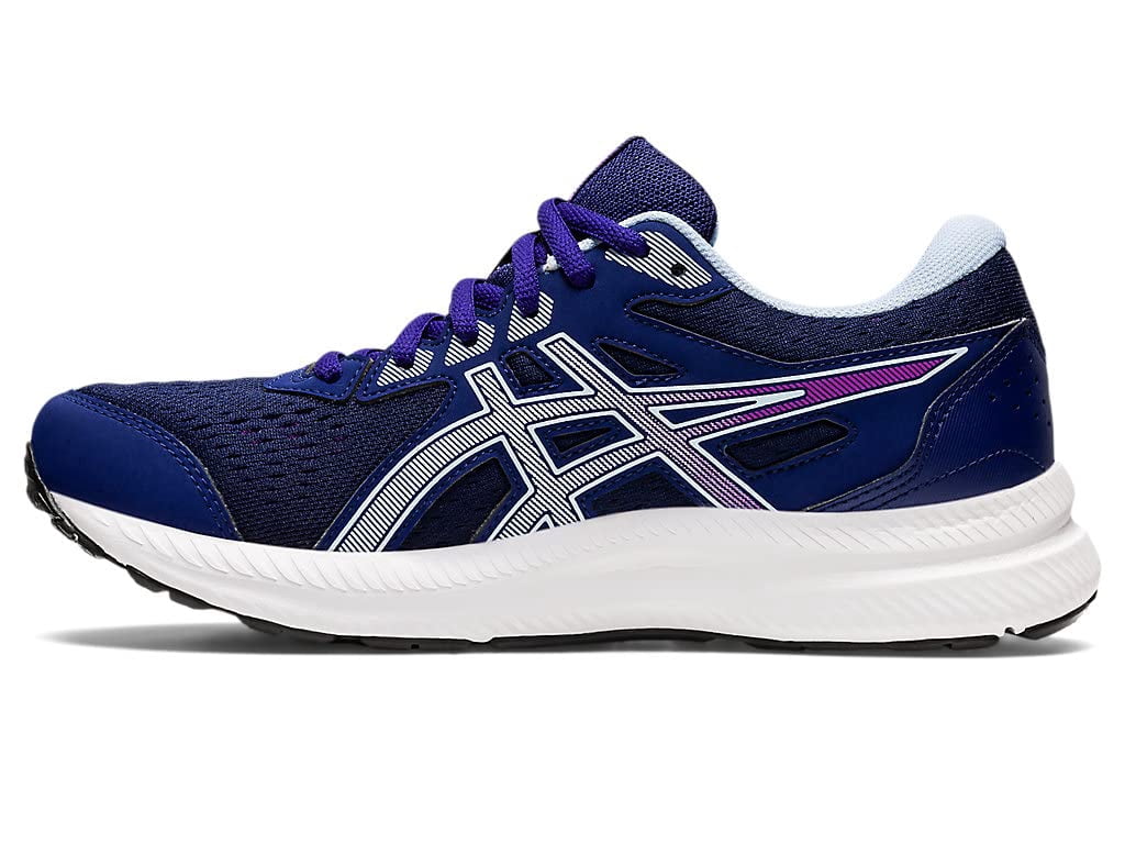 ASICS Women's Gel-Contend 8 Running shoes, 9 US ( Standard ) - Dive Blue/Soft Sky