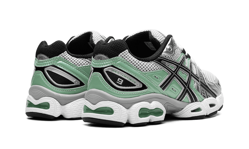 ASICS WOMENS GEL-NIMBUS 9 WMNS "White / Bamboo" 1202A278 109 from Stadium Goods