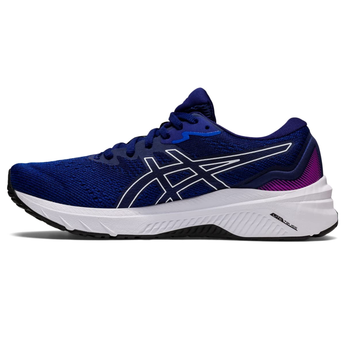 ASICS Women's GT-1000 11 Trail Running & Training shoes, Size 12 US ( WIDE ), Lapis Lazuli Blue/Soft Sky