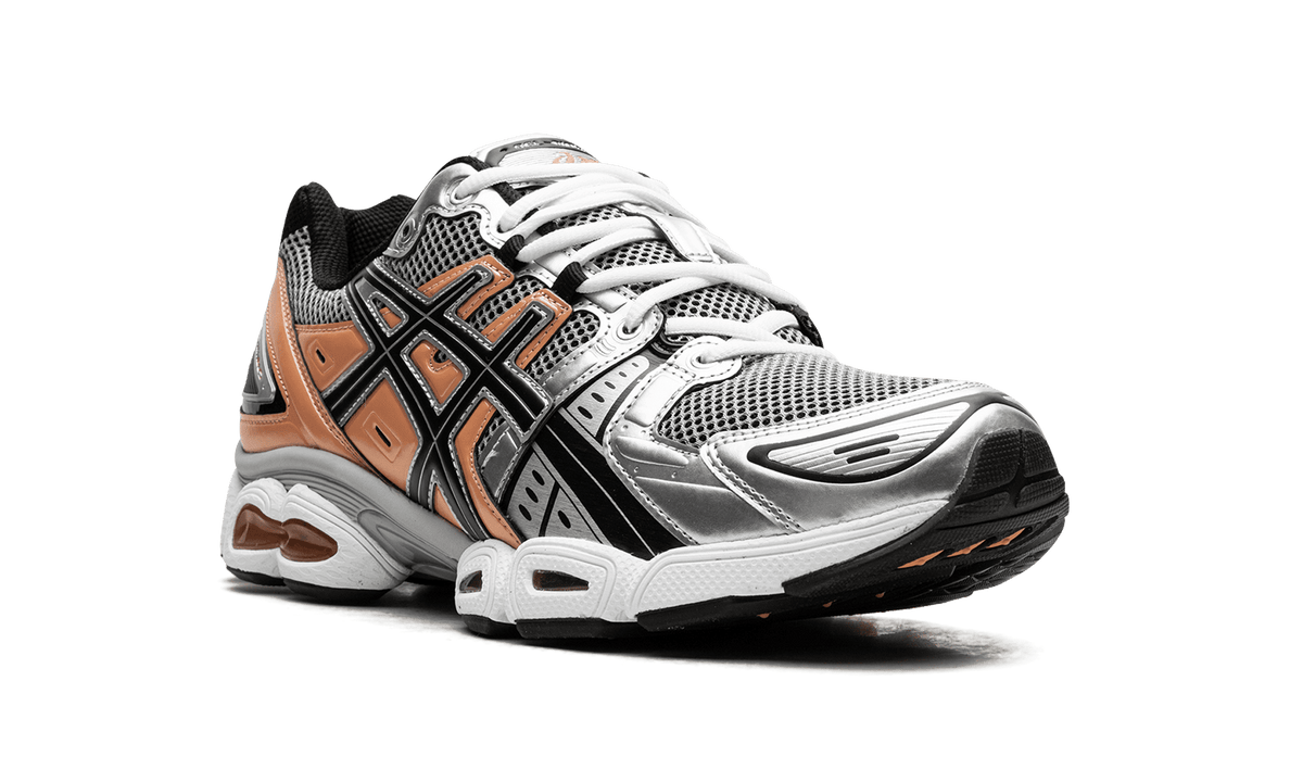 ASICS MENS GEL-Nimbus 9 "Sheet Rock / Orange Lily" 1201A424 025 1201A424 025 from Stadium Goods