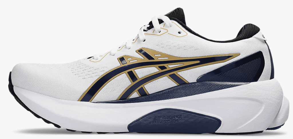 ASICS Men's Gel-Kayano 30 Anniversary Training Shoes, Size US 9 ( Medium ) , White/ Deep Ocean