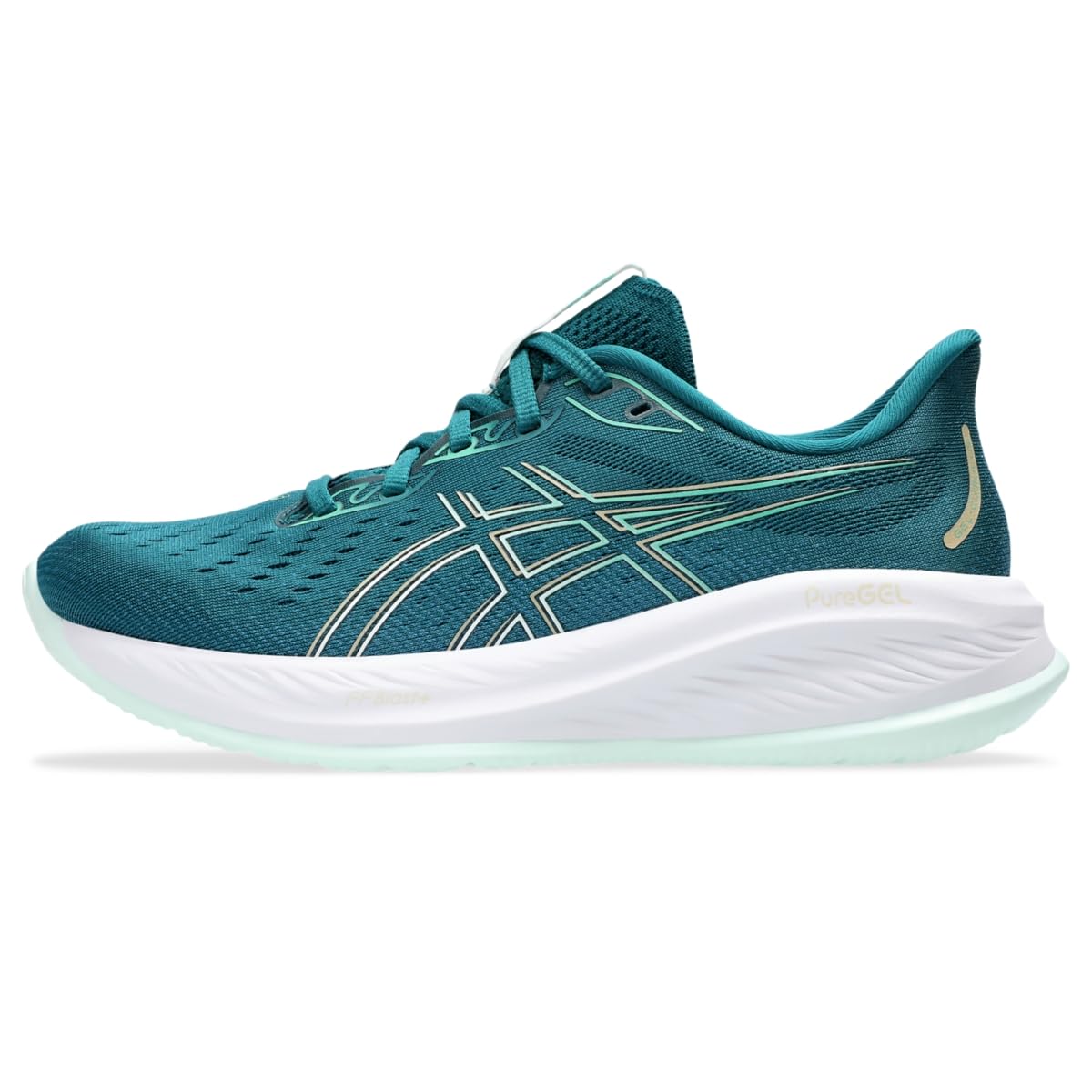 ASICS Women's Gel-Cumulus 26 Running Shoes, Rich Teal/Pale Mint, US 11 Medium