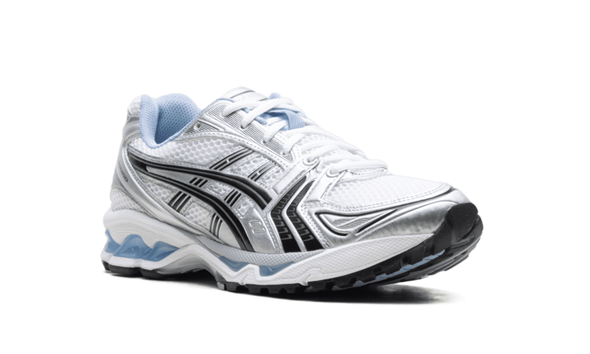 ASICS MENS GEL-Kayano 14 "JJJJound - White/Blue" 1203A961 101 1203A961 101 from Stadium Goods