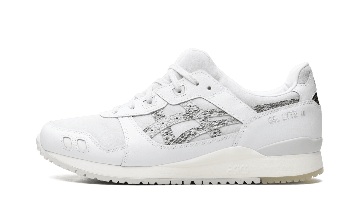 ASICS MENS Atmos x Gel Lyte 3 OG "White Python" 1201A807 100 from Stadium Goods