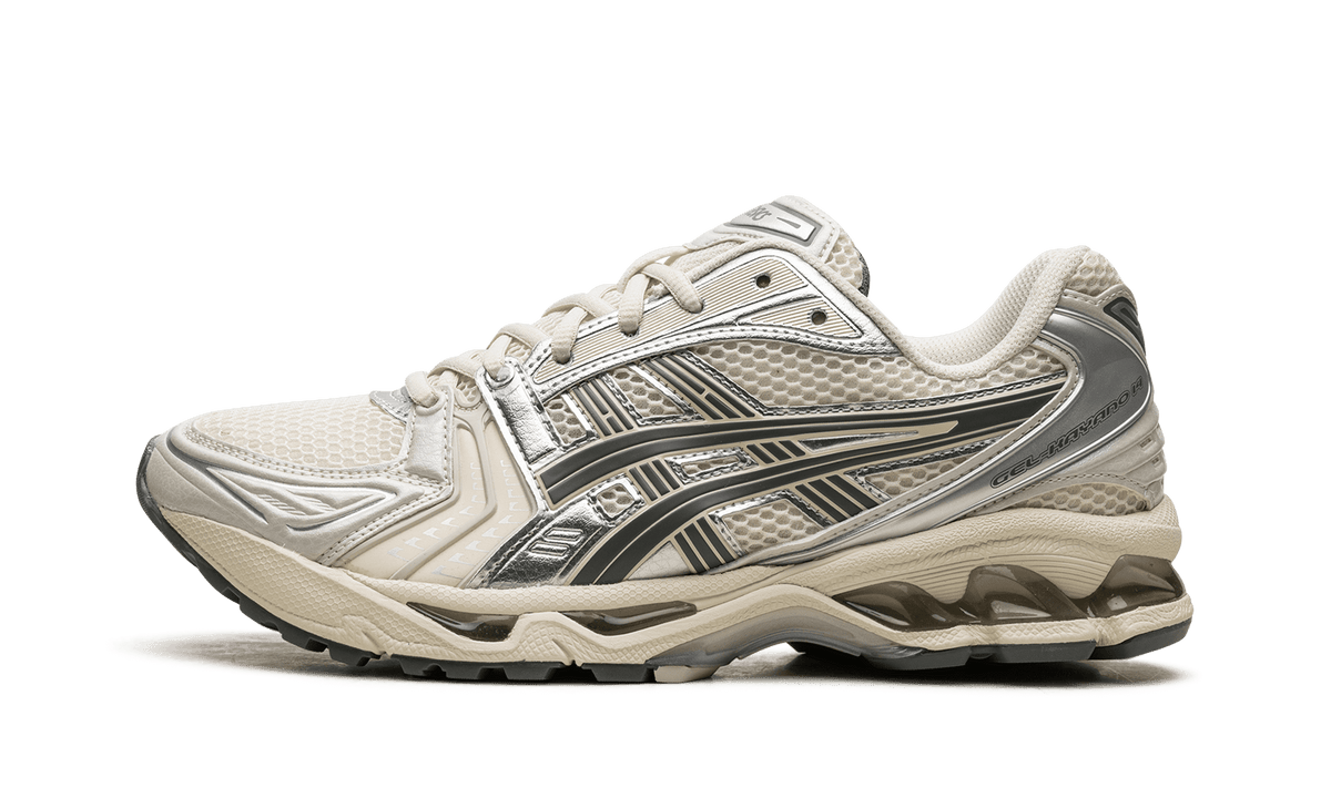 ASICS MENS GEL KAYANO 14 "BIRCH DARK PEWTER" 1201A019 200 from Stadium Goods