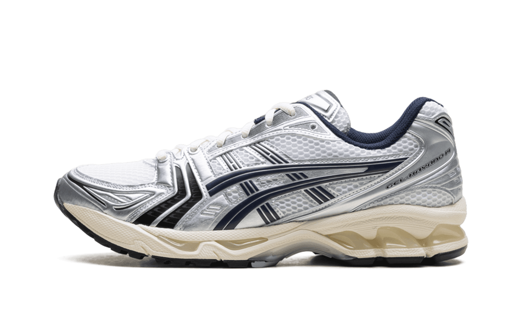 ASICS MENS GEL-Kayano 14 "JJJJound - White/Navy" 1203A961 100 1203A961 100 from Stadium Goods