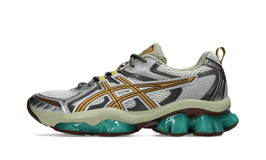 ASICS MENS GEL-Quantum Kinetic "White Khaki" 1203A270 102 1203A270 102 from Stadium Goods