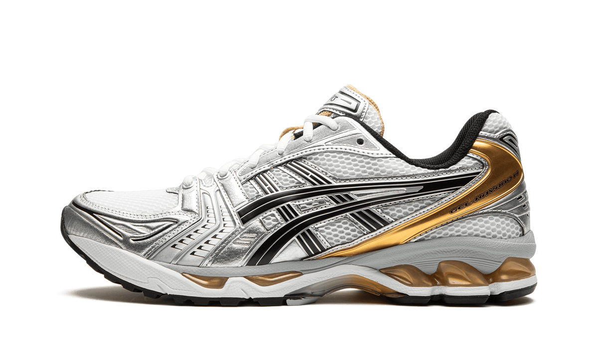 ASICS MENS Gel-Kayano 14 "White / Pure Gold" 1201A019 102 from Stadium Goods