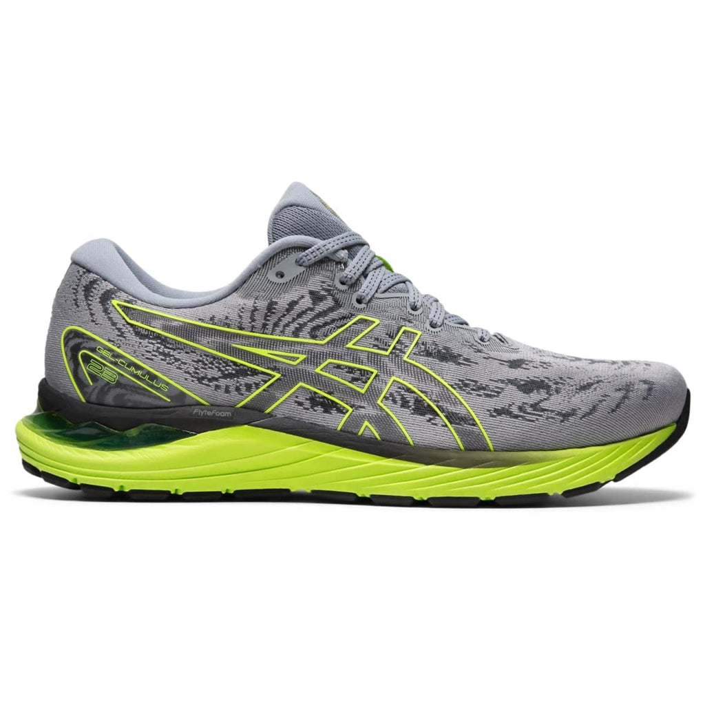 ASICS Men's Gel-Cumulus 23 Running Shoes, Size 10 US ( Standard ), Sheet Rock/Hazard Green