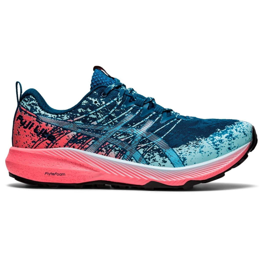 ASICS Women's Fuji Lite 2 Running Shoes, Size 7.5 US ( MEDIUM ) , DEEP SEA Teal/Pure Silver