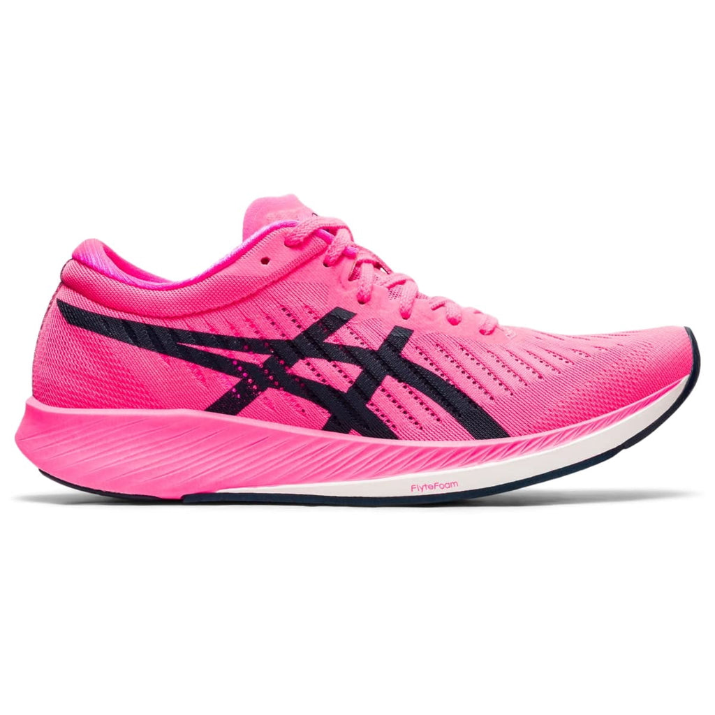 ASICS Women's Metaracer Running Shoes, 6.5 US ( Medium ), HOT Pink/French Blue- ( Without the Box )
