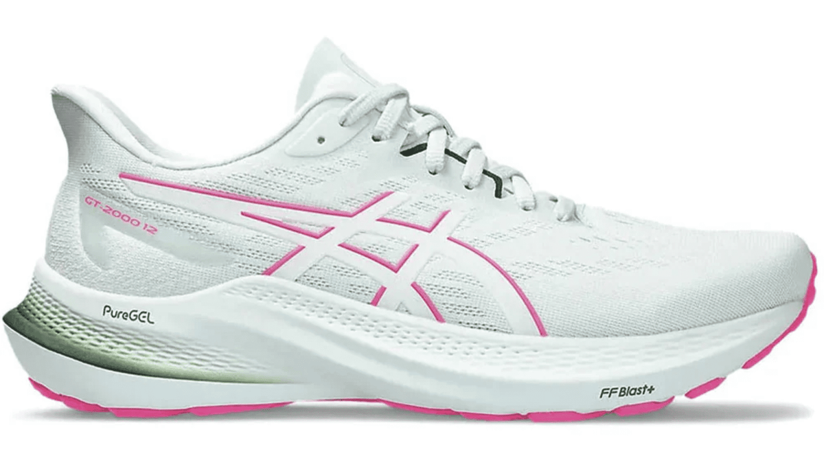 ASICS Womens GT-2000 12 Trail Running Shoes , Size 7.5 US ( WIDE ), Pure Aqua/White