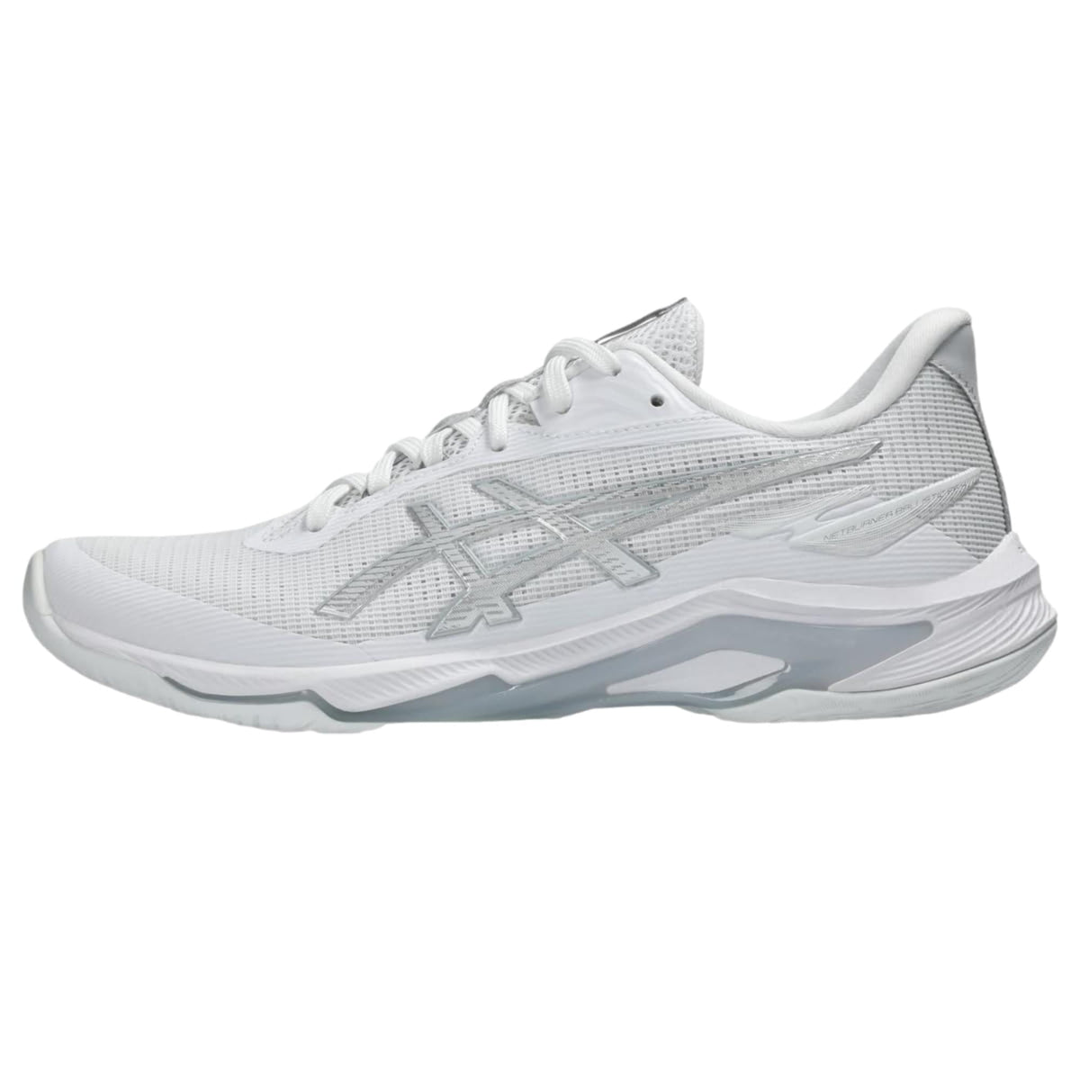 Asics Netburner Ballistic FF 4 White / Pure Silver 1052A083-100 Women's Size 9.5