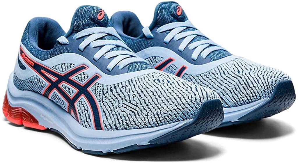 ASICS Women's Gel-Pulse 12 Mono-Sock Mesh Knit Running Shoes, Size 10 US ( Standard ), Grand Shark/Grand Shark