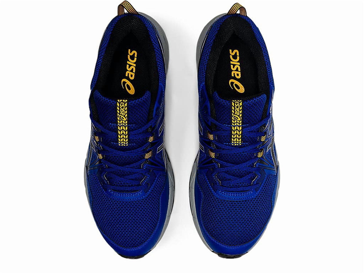 ASICS Men's Gel-Venture 8 Everyday Trail Shoes, Size 9 US ( EXTRA WIDE ), Monaco Blue/Black- Water Resistant