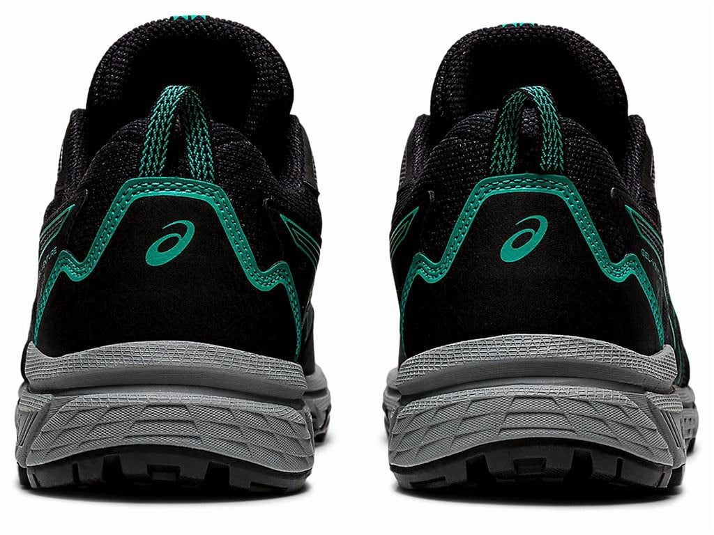 ASICS Women's Gel-Venture 8 Trail Shoes, Size 6.5 US ( Standard ), Black/Baltic Jewel- Water Resistant