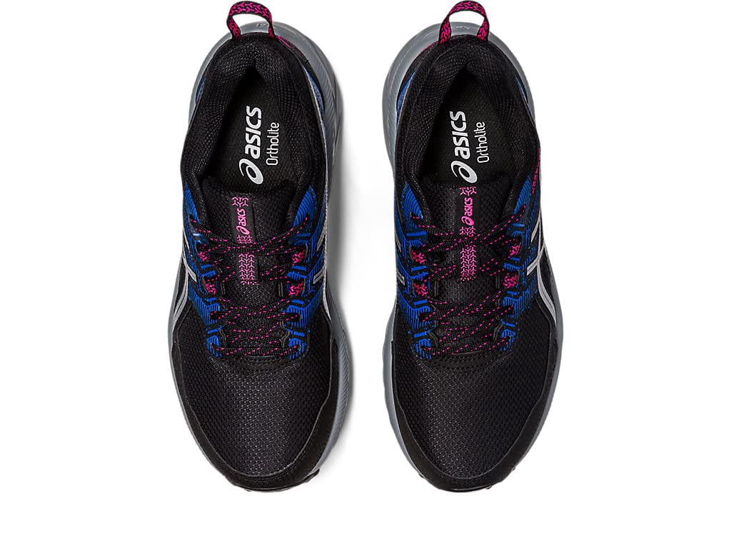 ASICS Women's Gel-Venture 9 Trail Shoes, Size 10.5 US ( WIDE ), Black/Pure Silver- Water Resistant