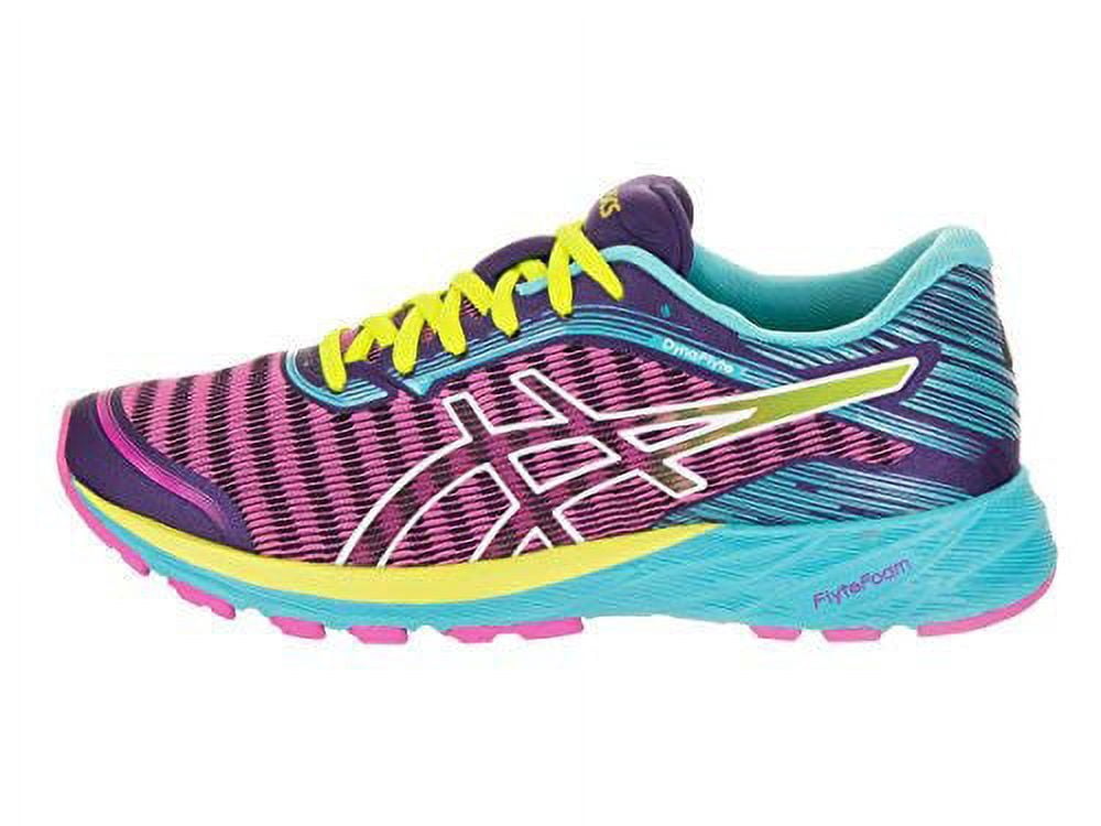 ASICS Women's Dynaflyte Pink Glow/Safety Yellow/Aquarium 6 B US