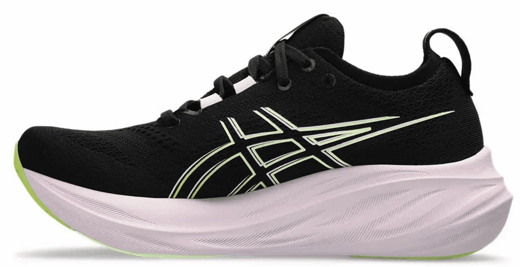 ASICS Women's Gel-Nimbus 26 Running Shoes, Size 11.5 US ( Standard ) , Black/NEON Lime