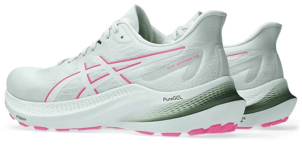 ASICS Womens GT-2000 12 Trail Running Shoes , Size 7.5 US ( WIDE ), Pure Aqua/White
