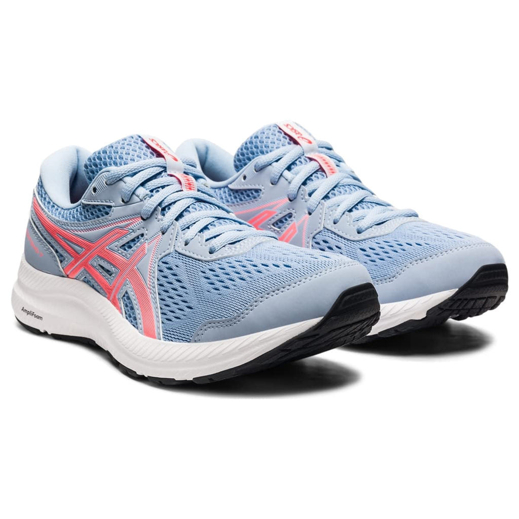 ASICS Women's Gel-Contend 7 Running shoes, 12 US ( Standard ) - Mist/Blazing Coral