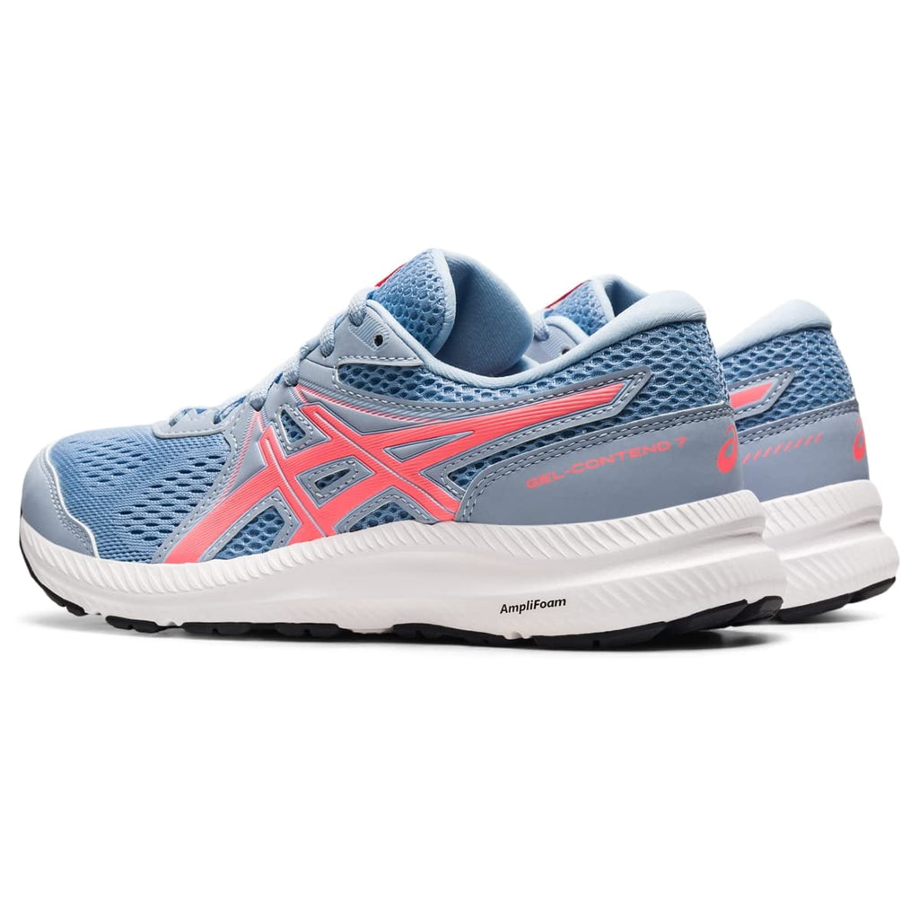 ASICS Women's Gel-Contend 7 Running shoes, 12 US ( Standard ) - Mist/Blazing Coral