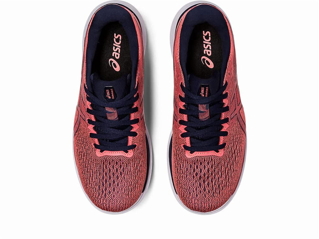 ASICS Women's GlideRide 3 Running Shoes, Papaya/Midnight, US 6.5 B