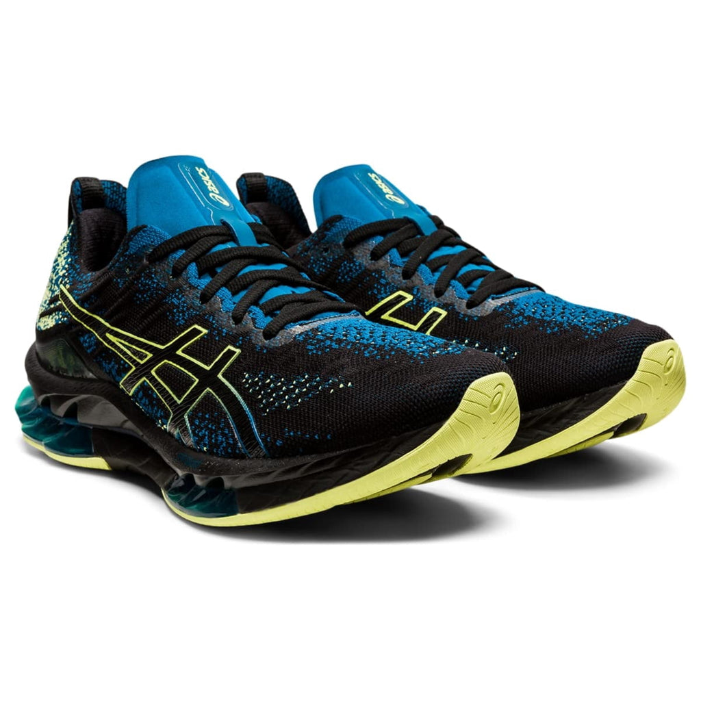 ASICS Gel-Kinsei BlastR) Distance Running shoes, Size 13 US ( Medium ), Black/Glow Yellow