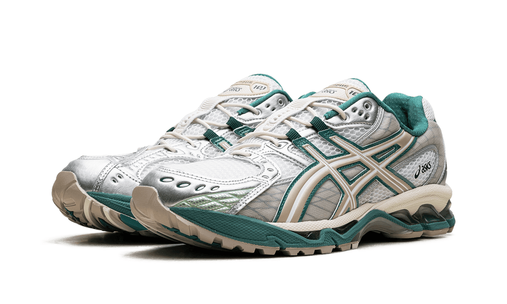 ASICS MENS GEL-Nimbus 10.1 "White/Rainy Lake" 1203A543 102 1203A543 102 from Stadium Goods