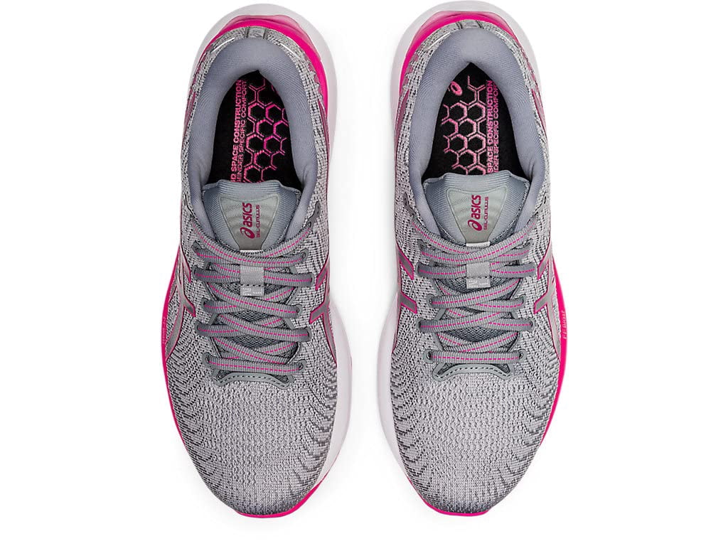 ASICS Women's Gel-Cumulus 24 Running Shoes, Size 5 US ( WIDE ), Sheet Rock/Pink GLO