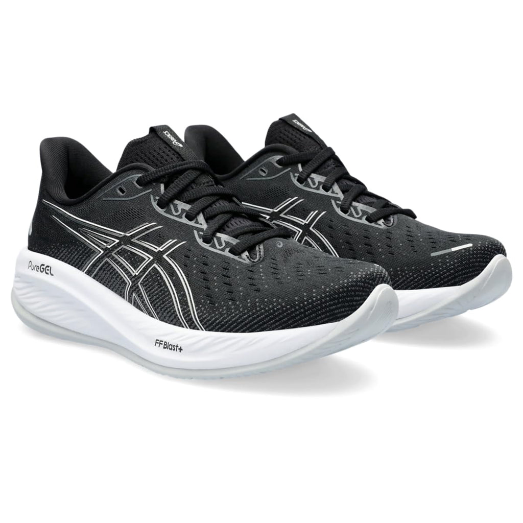 ASICS Women's Gel-Cumulus 26 Running Shoes, 7 US ( WIDE ), Black/Concrete