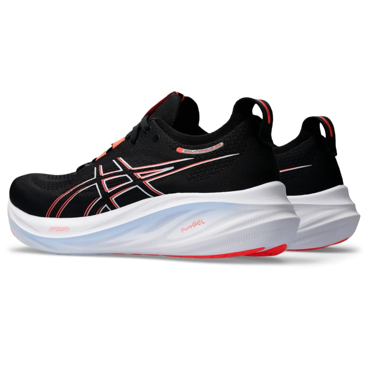 ASICS Men's Gel-Nimbus 26 Running Shoes, Size 15 US ( Standard ) , Black/True RED