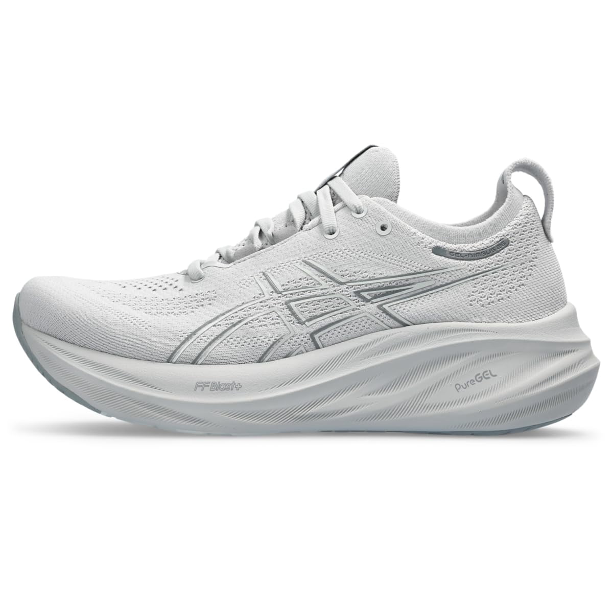 ASICS Women's Gel-Nimbus 26 Running Shoes, Size 6 US ( Standard ) , Concrete/Pure Silver