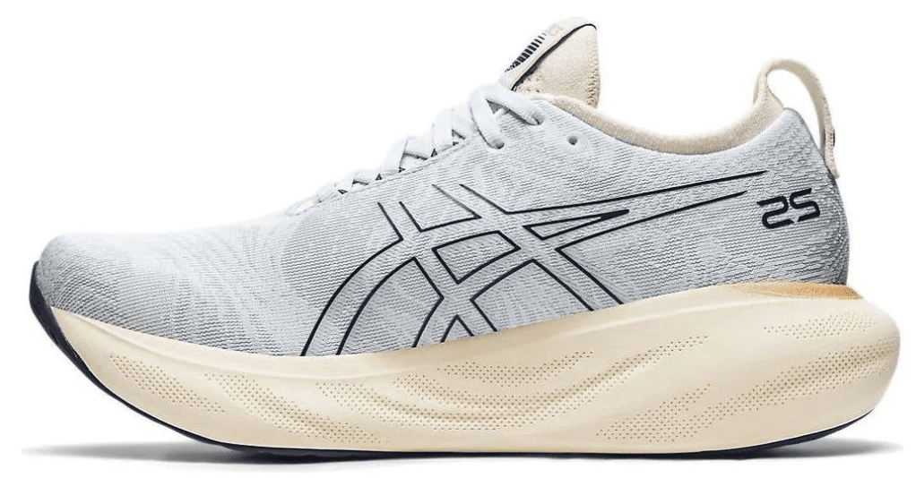 ASICS Women's Gel-Nimbus 25 Running Shoes, 11.5 US ( Standard ), Sky/Cream