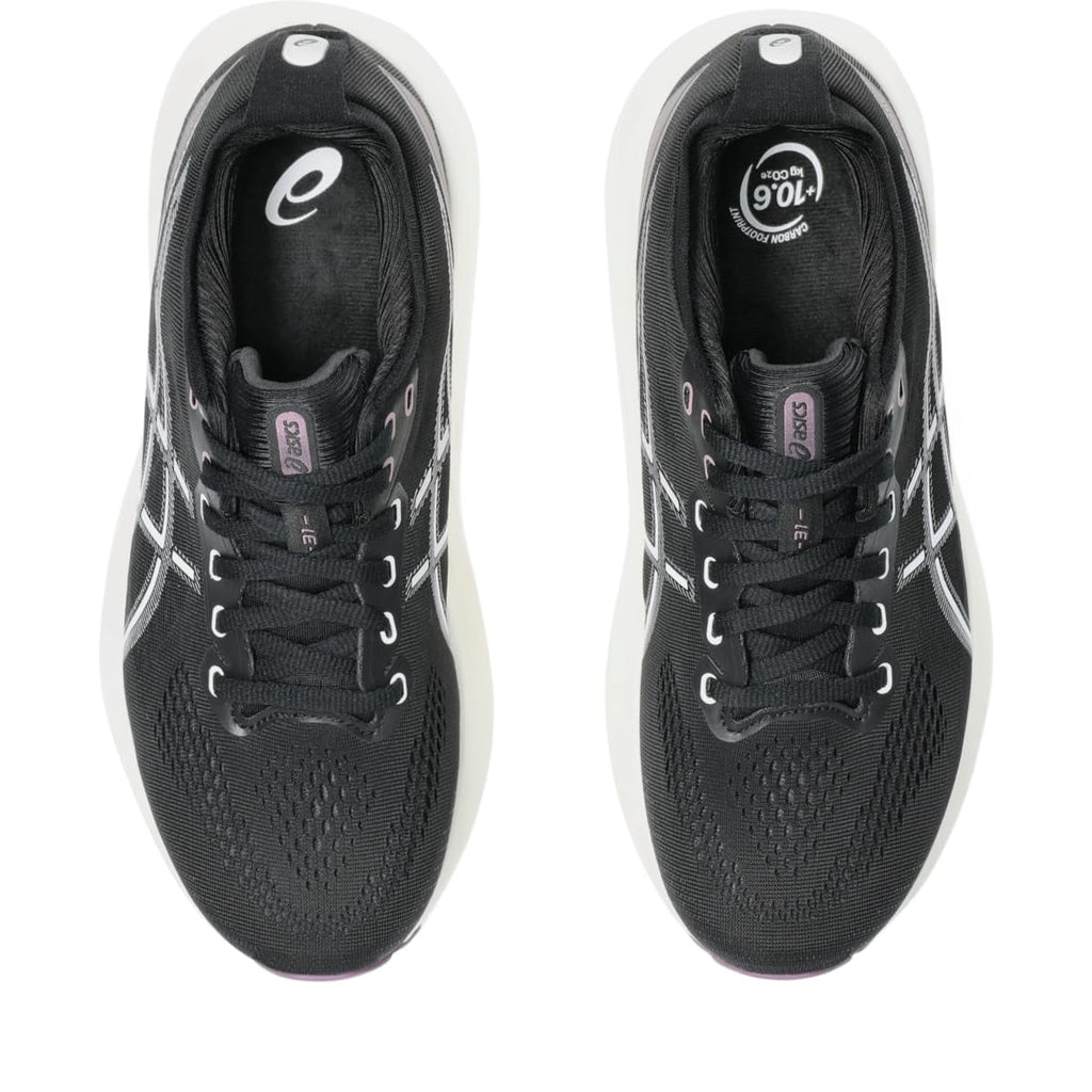 ASICS Women's Gel-Kayano 31 Running Shoes, Size 12 US ( Standard ), Black/Pure Silver